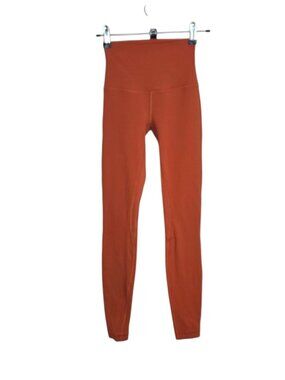 Lululemon Align High Rise Pant, Nulu, Athletic, Yoga, Orange, Size 0